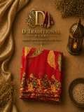 Autumn Blossom Printed Saree
